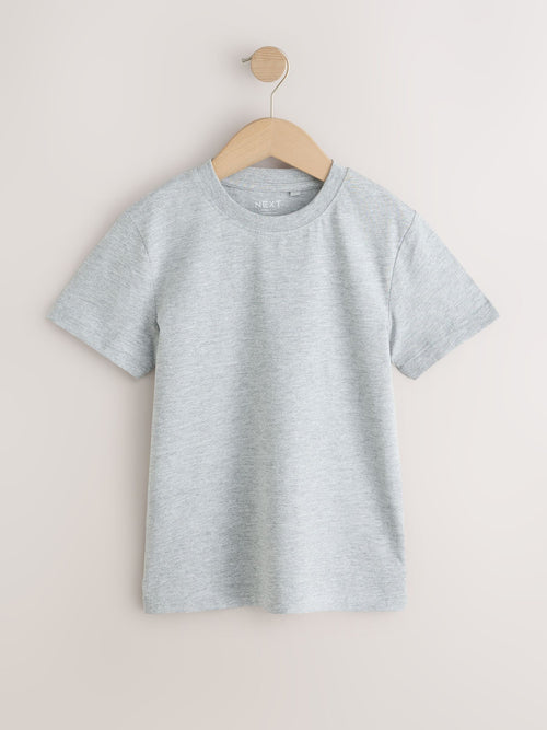 Grey Marl Regular Fit Short Sleeve T-Shirt (3-16yrs)