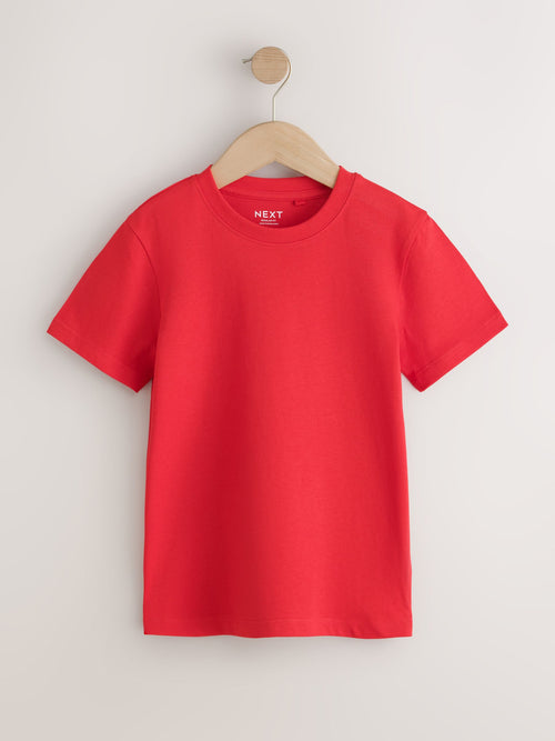 Red Short Sleeve T-Shirt (3-16yrs)