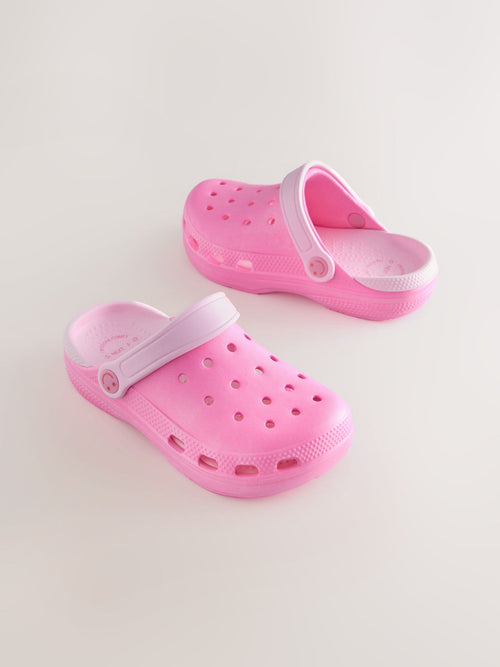 Pink Wide Fit (G) Comfort Clogs