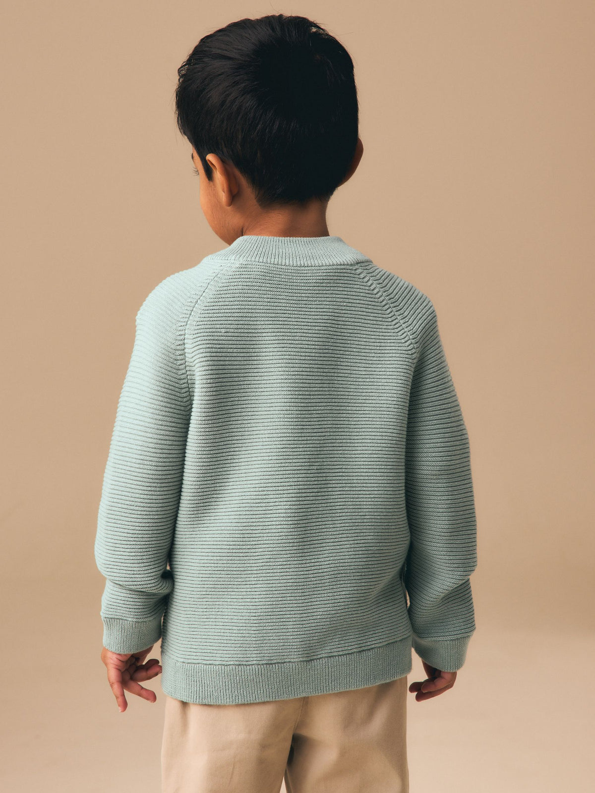 Green Zip Through Cardigan (3mths-7yrs)