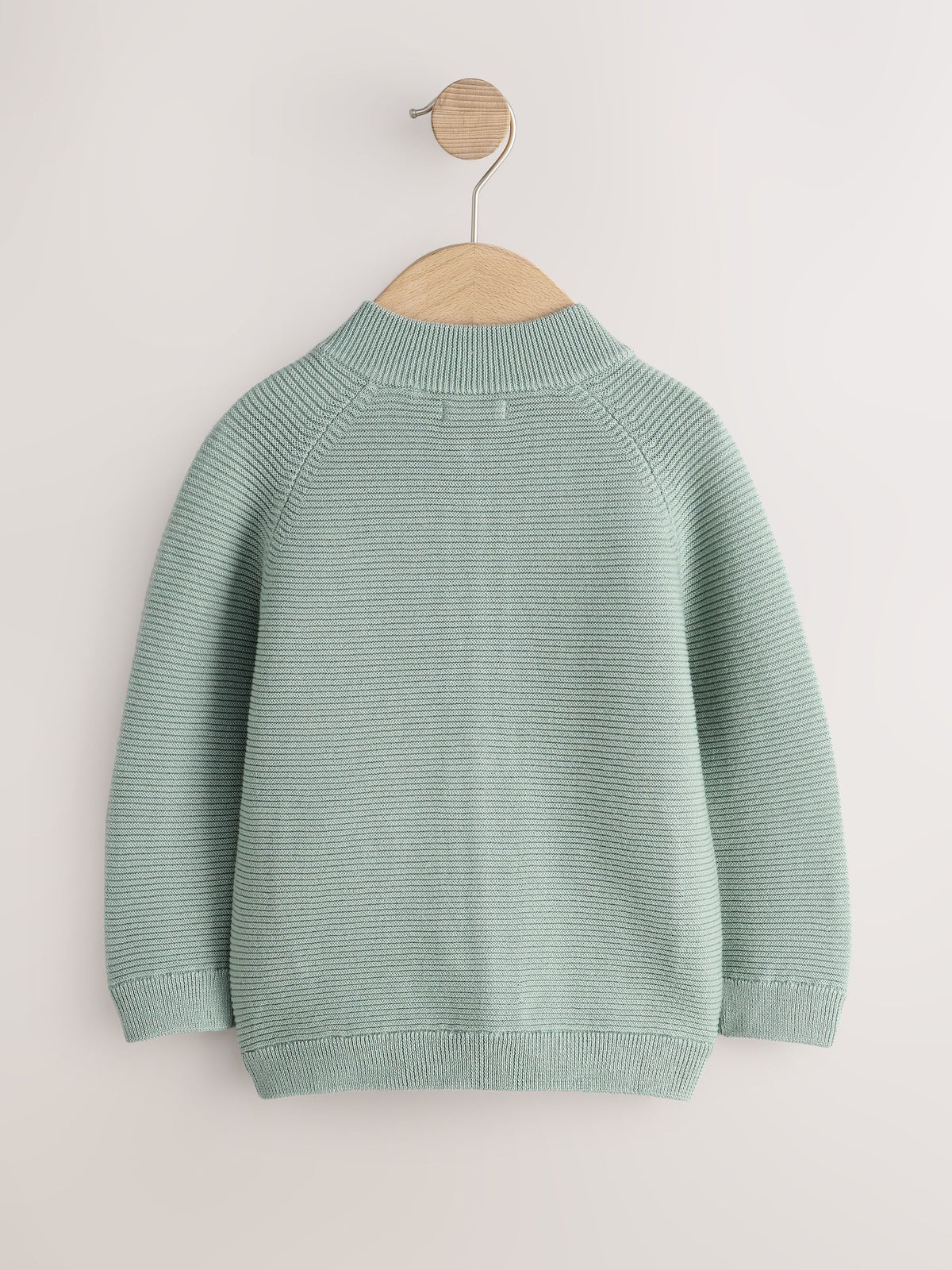 Green Zip Through Cardigan (3mths-7yrs)