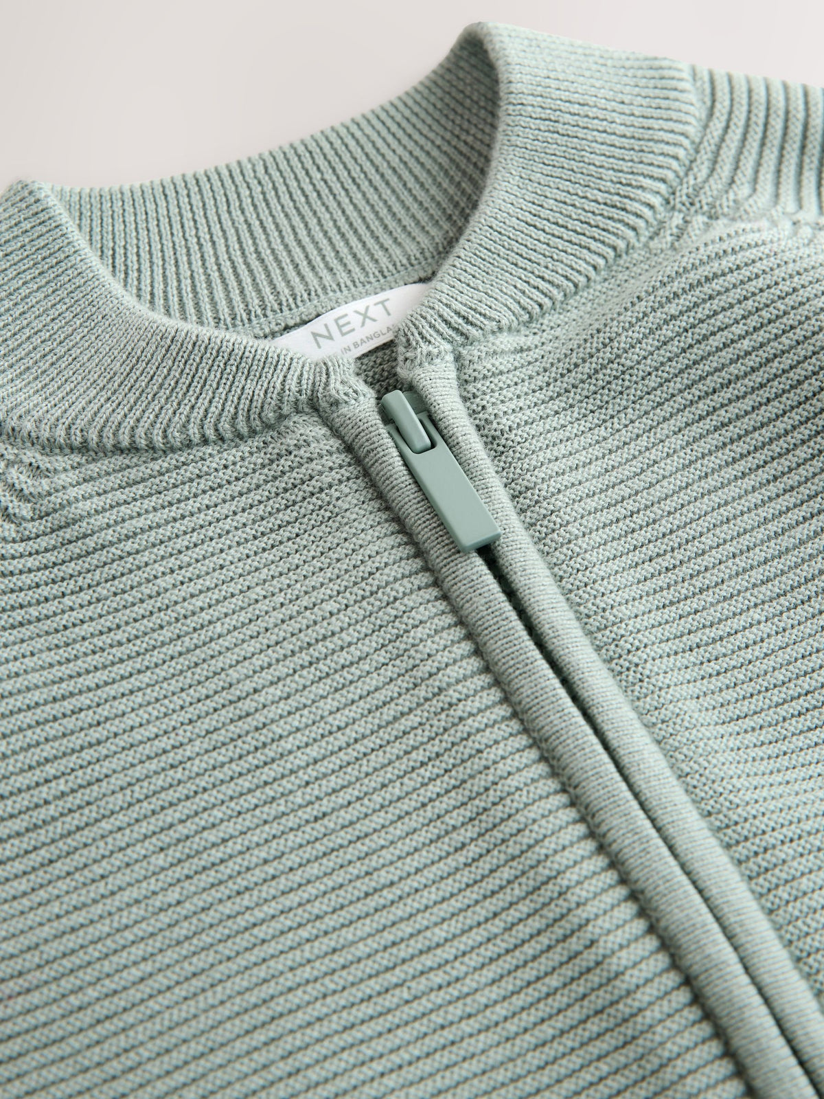 Green Zip Through Cardigan (3mths-7yrs)