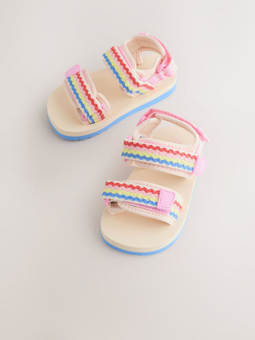 Multi Bright Trekker Sandals