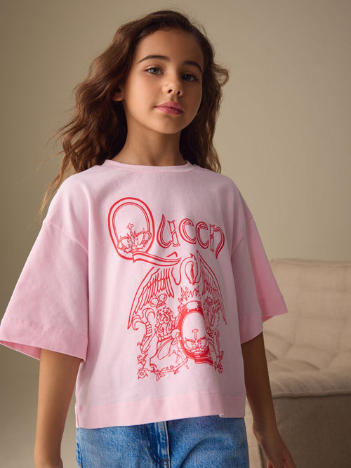 Pink Queen Oversized Boxy T-Shirt (3-16yrs)
