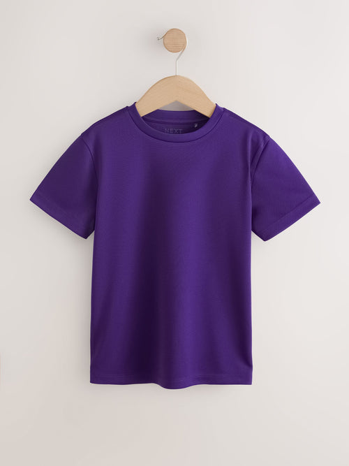 Purple Single Sports T-Shirt (3-16yrs)