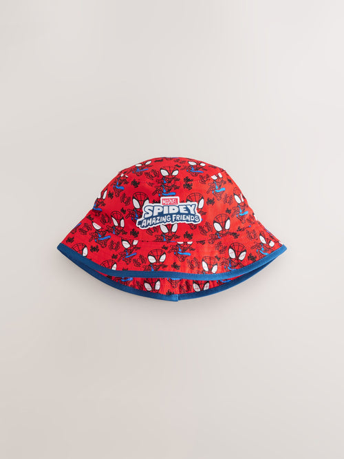Red/Navy Blue Spidey and His Amazing Friends Buckey Hat (1-10yrs)