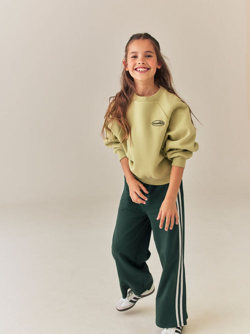 Green Sweatshirt And Joggers Set (3-16yrs)
