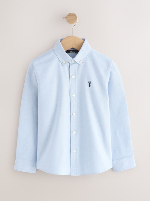 Blue Long Sleeve Premium Oxford Shirt (3-18yrs)