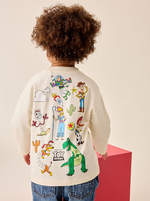 Ecru Toy Story Long Sleeve T-Shirt (3mths-8yrs)