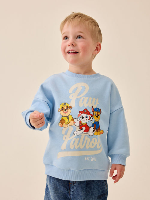 Blue Paw Patrol Printed Crew Sweatshirt (9mths-8yrs)