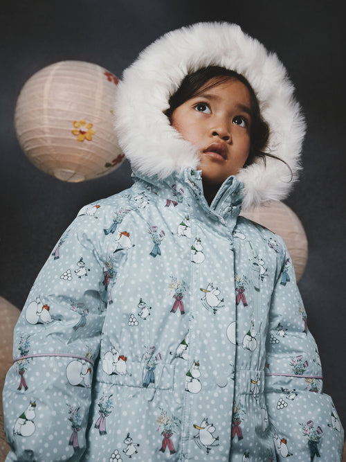 Blue Moomins Cath Kidston Waterproof Snowsuit (3mths-7yrs)