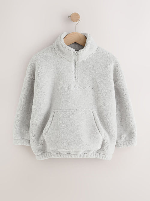 Grey Funnel Neck Fleece (3-16yrs)