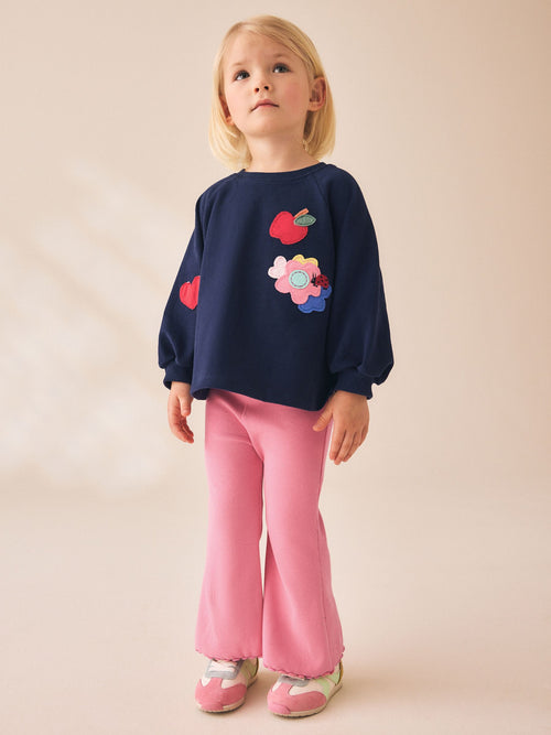 Navy Dog Long Sleeve Top and Leggings Set (3mths-7yrs)