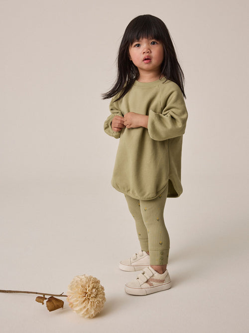 Light Green Sweatshirt and Leggings Set (3mths-7yrs)