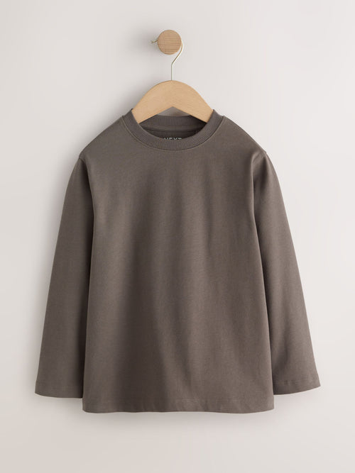 Mink Brown Cosy Long Sleeve T-Shirt (3-16yrs)