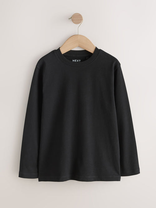 Black Cosy Long Sleeve T-Shirt (3-16yrs)
