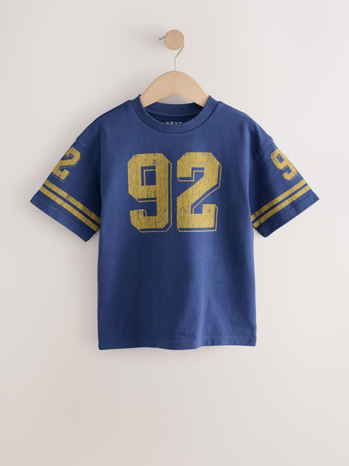 Blue 92 Washed Graphic T-Shirt (3-16yrs)