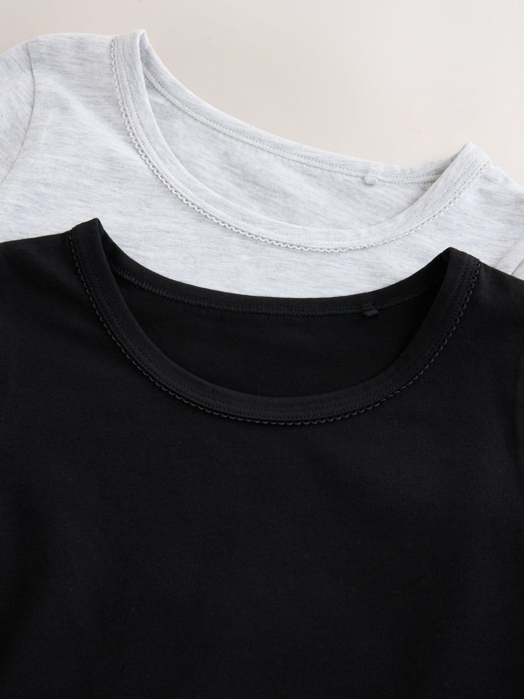 Black/Grey Long Sleeve Vests 2 Pack (1.5-16yrs)