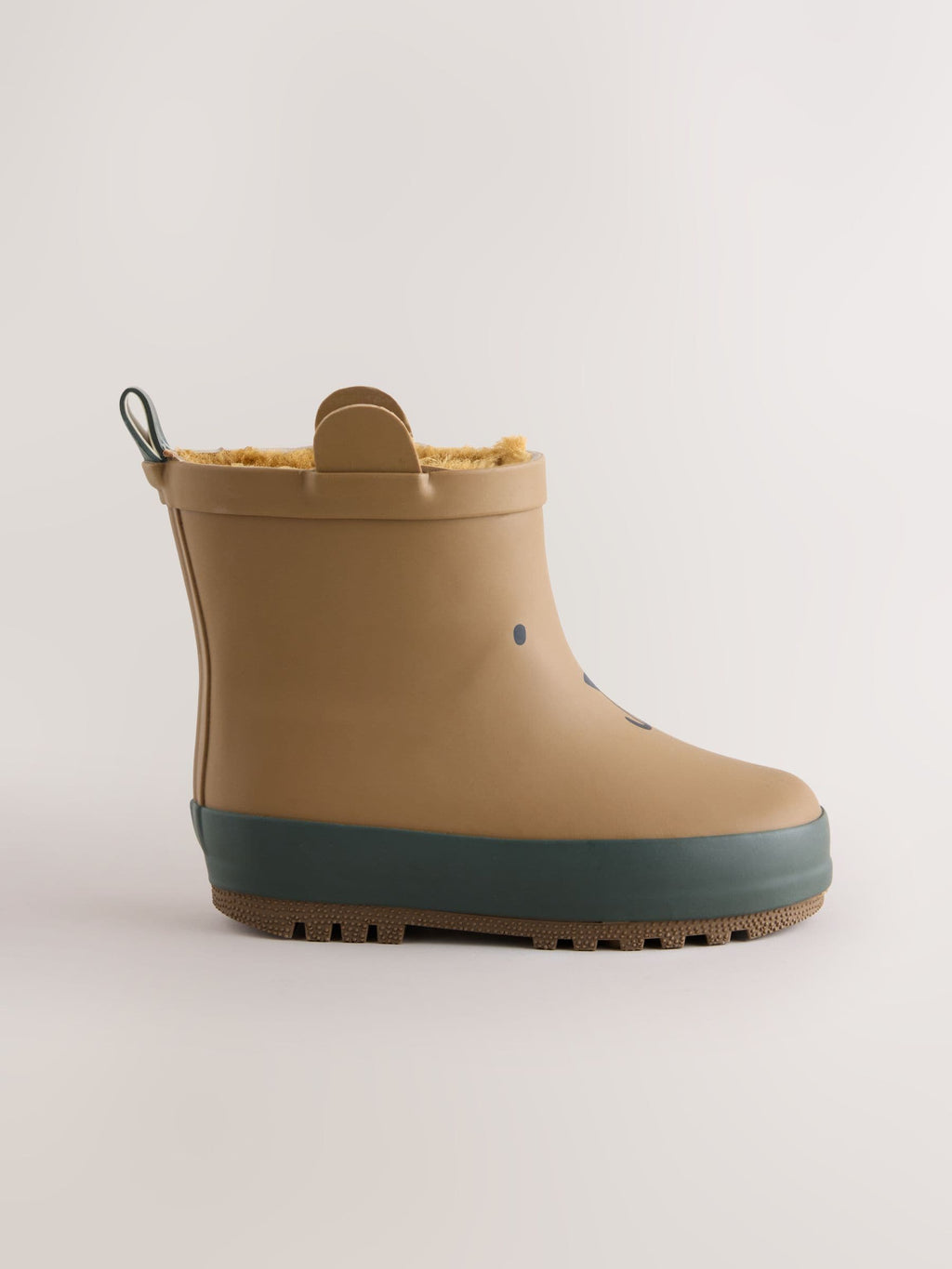 Brown Bear Warm Lined Ankle Wellies
