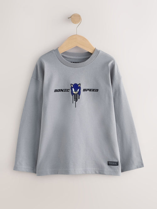 Charcoal Grey Sonic T-Shirt (3-16yrs)