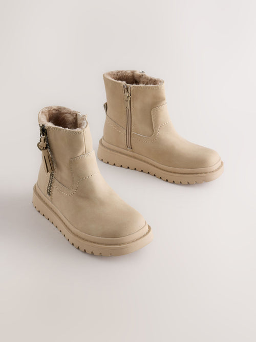 Neutral Standard Fit (F) Tassel Boots
