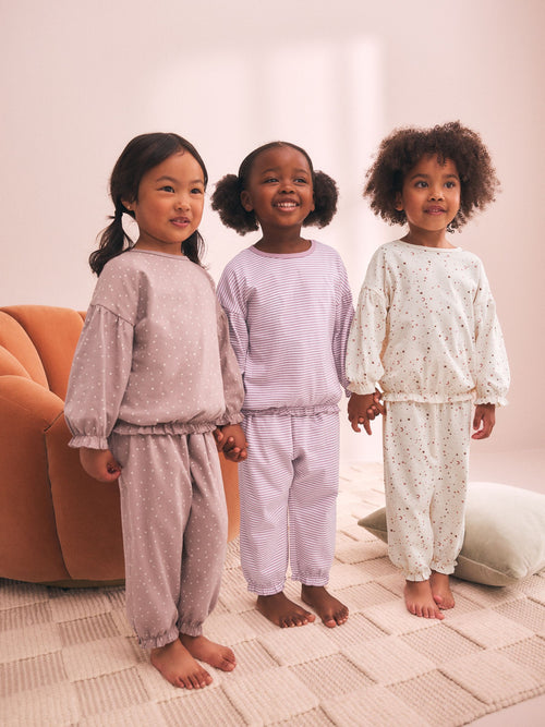 Pink Jogger Pyjamas 3 Pack (9mths-12yrs)