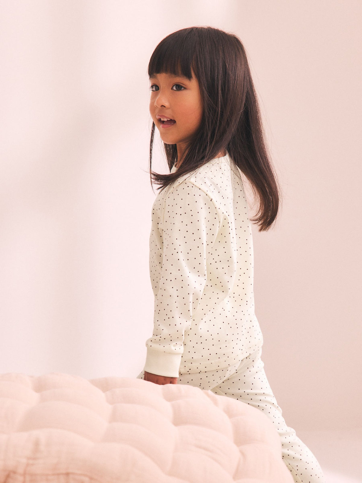 Pink/Brown Ditsy Print Snuggle Pyjamas 3 Pack (9mths-12yrs)