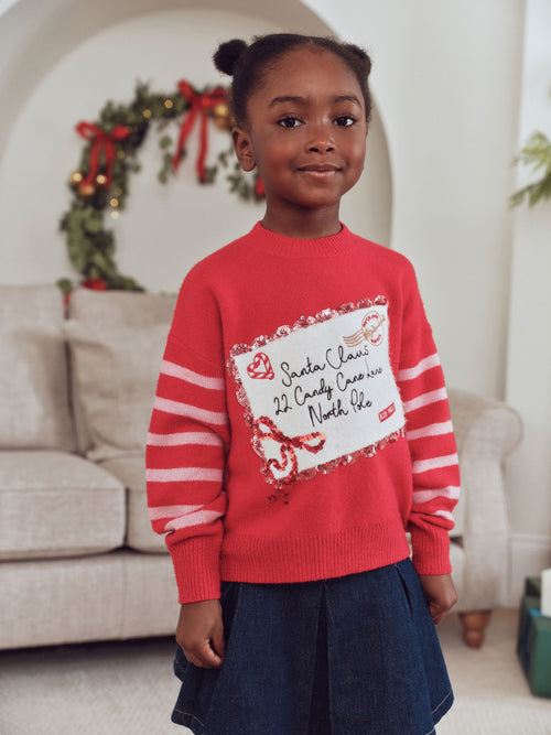 Red Christmas Jumper (3-16yrs)