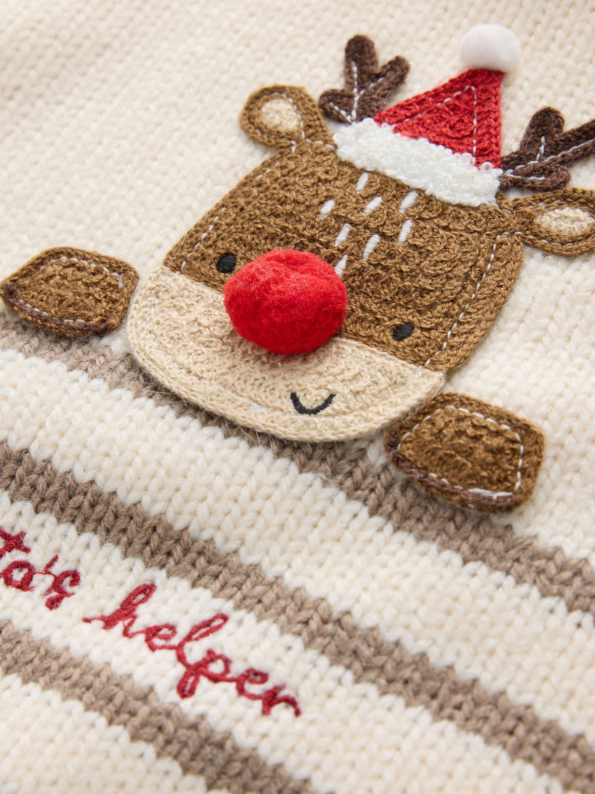 Neutral Christmas Crew Neck Jumper (3mths-7yrs)