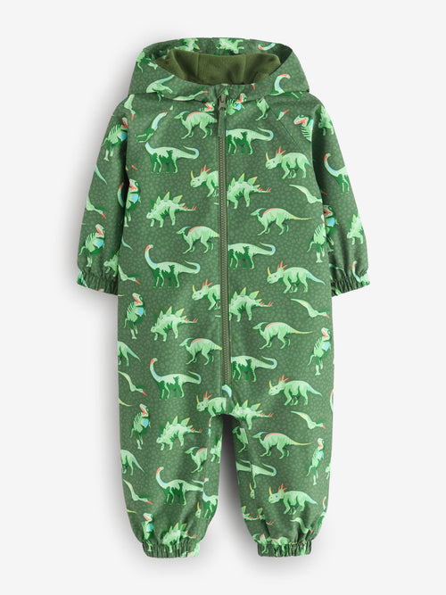 Green Cath Kidston Dino Puddlesuit (3mths-7yrs)