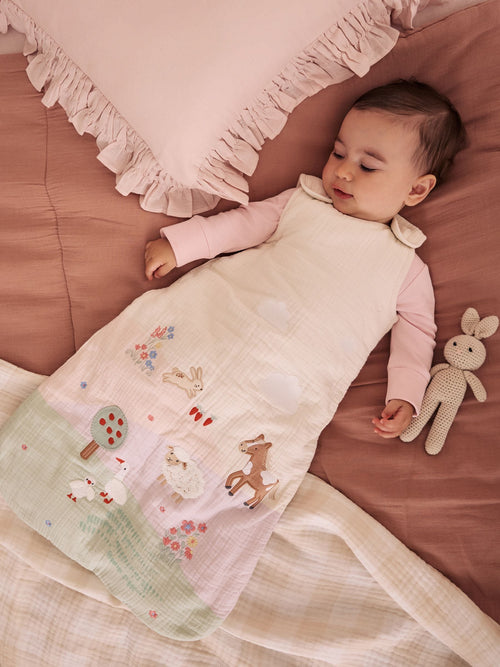 Pastel Farm 2.5 Tog Baby Sleep Bag