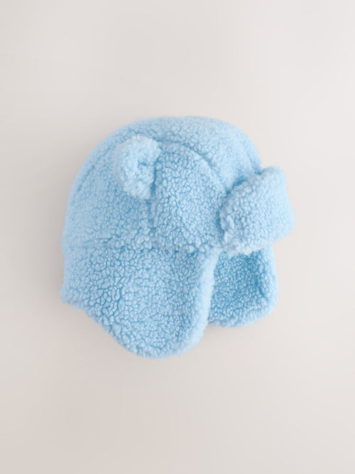 Blue Borg Trapper Baby Hat