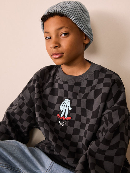 Grey Knitted Beanie Hat (1-16yrs)