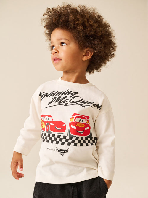 Ecru Cars Long Sleeve T-Shirt (9mths-8yrs)