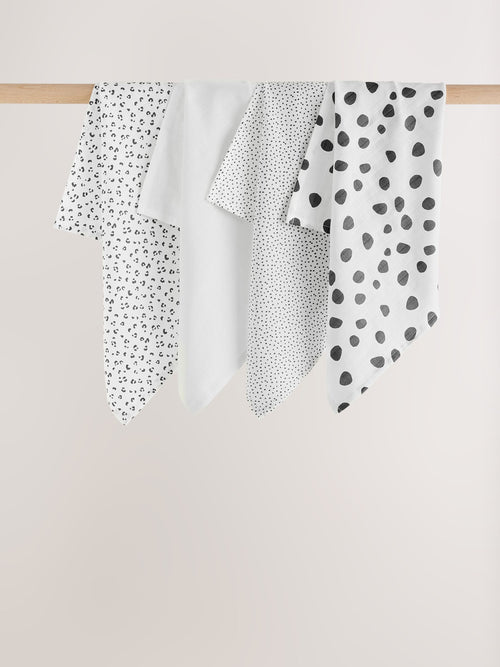 Mono Baby Muslins Cloths 4 Pack
