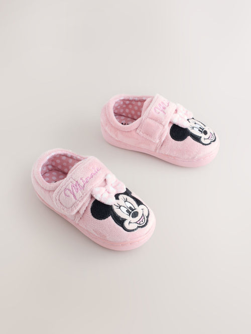 Pink Minnie Mouse Cupsole Slippers