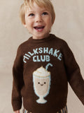 Brown Character Knitted Crew Neck Jumper (3mths-7yrs)