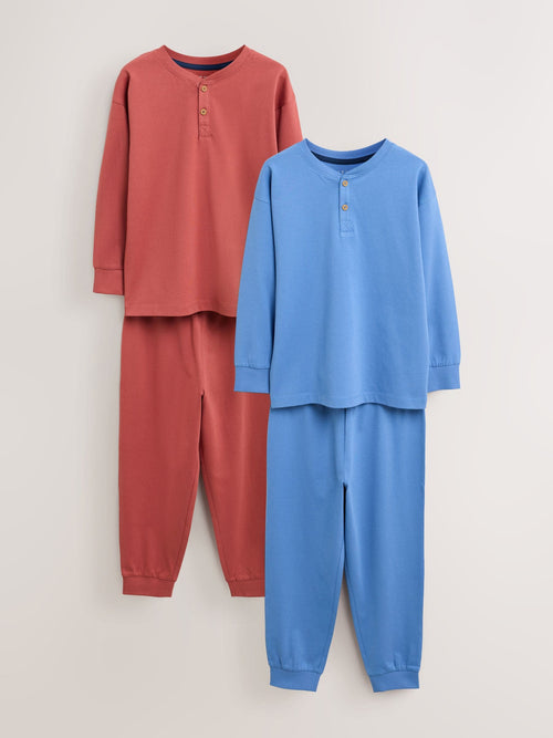 Red/Blue Long Sleeve Pyjamas 2 Pack (3-16yrs)