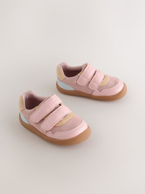 Pink Wide Fit (G) Crawler Trainers