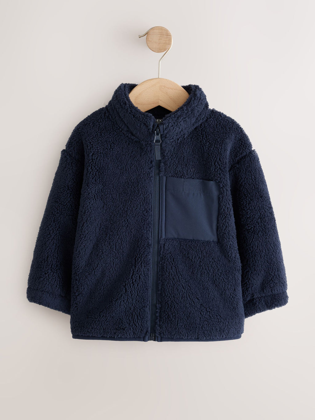 Navy Zip Up Fleece (3mths-7yrs)