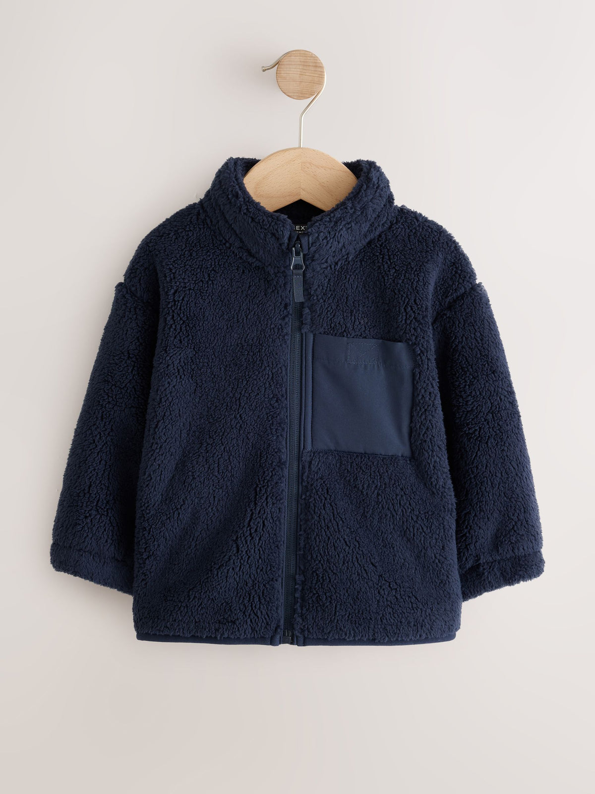 Navy Zip Up Fleece (3mths-7yrs)