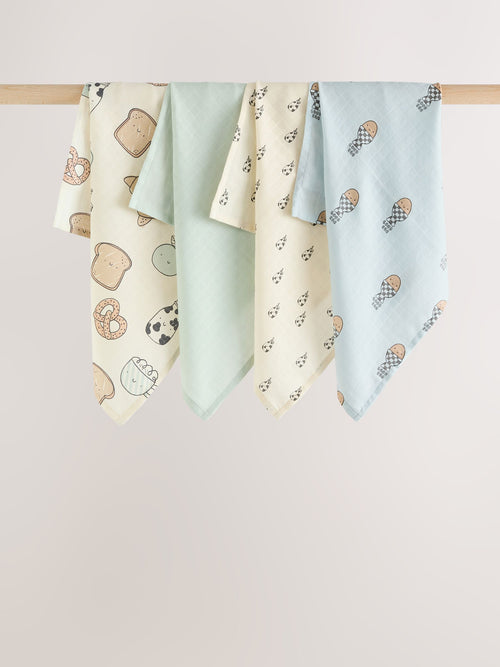 Milk Club Baby Muslins Cloths 4 Pack