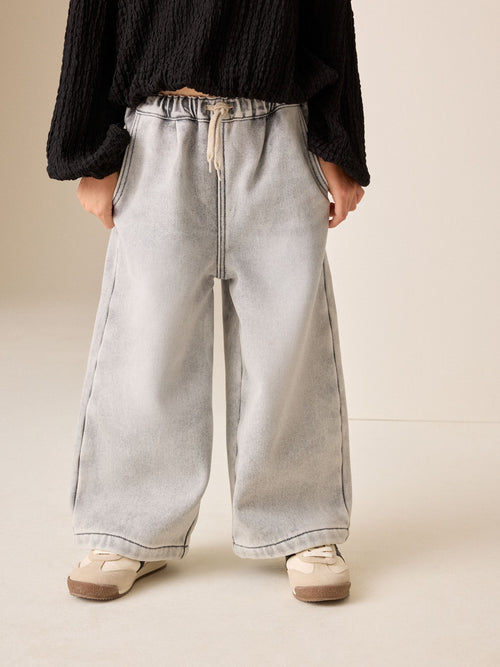 Washed Grey Cosy Fleece Lined Jeans (3-16yrs)