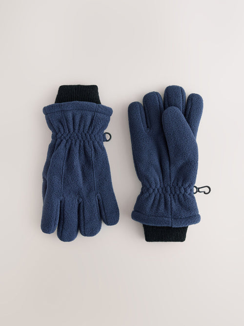 Navy Fleece Gloves (3-16yrs)