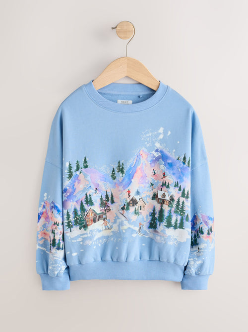 Blue Scene Long Sleeve Sweatshirt (3-16yrs)