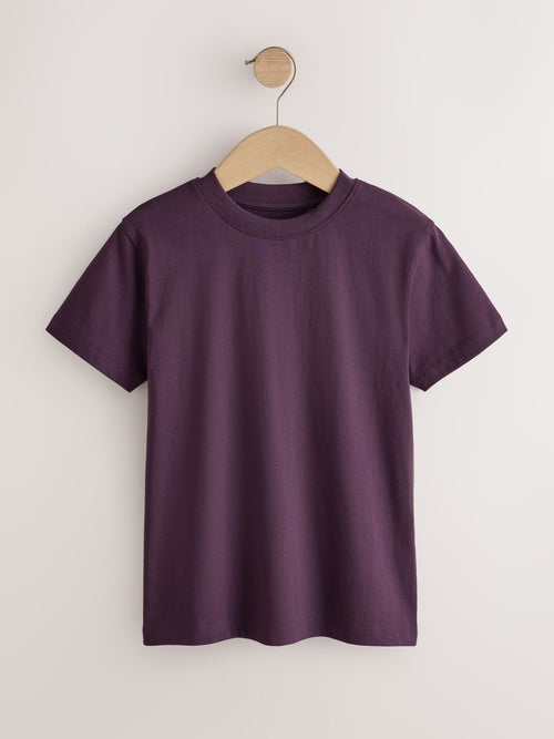 Dark Purple Regular Fit Short Sleeve T-Shirt (3-16yrs)