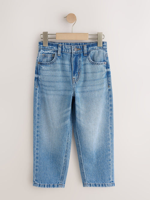 Light Blue Denim Baggy Tapered Authentic Jeans (3-16yrs)
