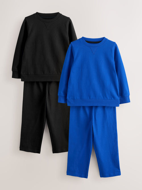Blue/Black Offline Joggers Pyjamas 2 Pack (4-16yrs)