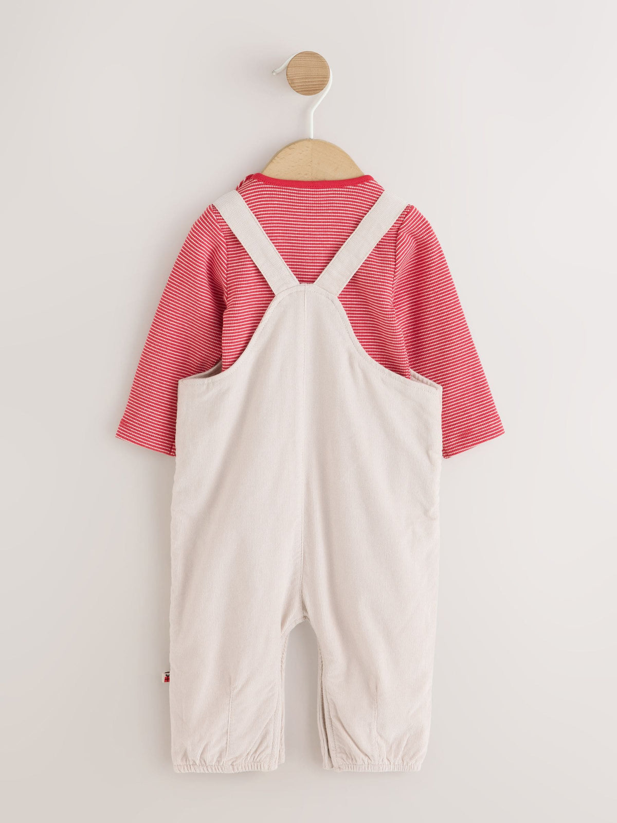 Neutral Cord Dungarees and Bodysuit Baby Set (0mths-2yrs)