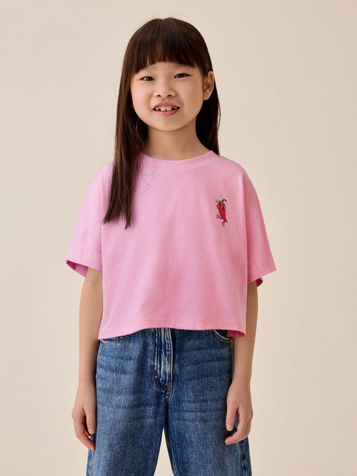 Pink Chilli Boxy Graphic T-Shirt (3-16yrs)